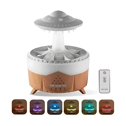 Humidificador efecto lluvia con luz de 7 colores – foto 5
