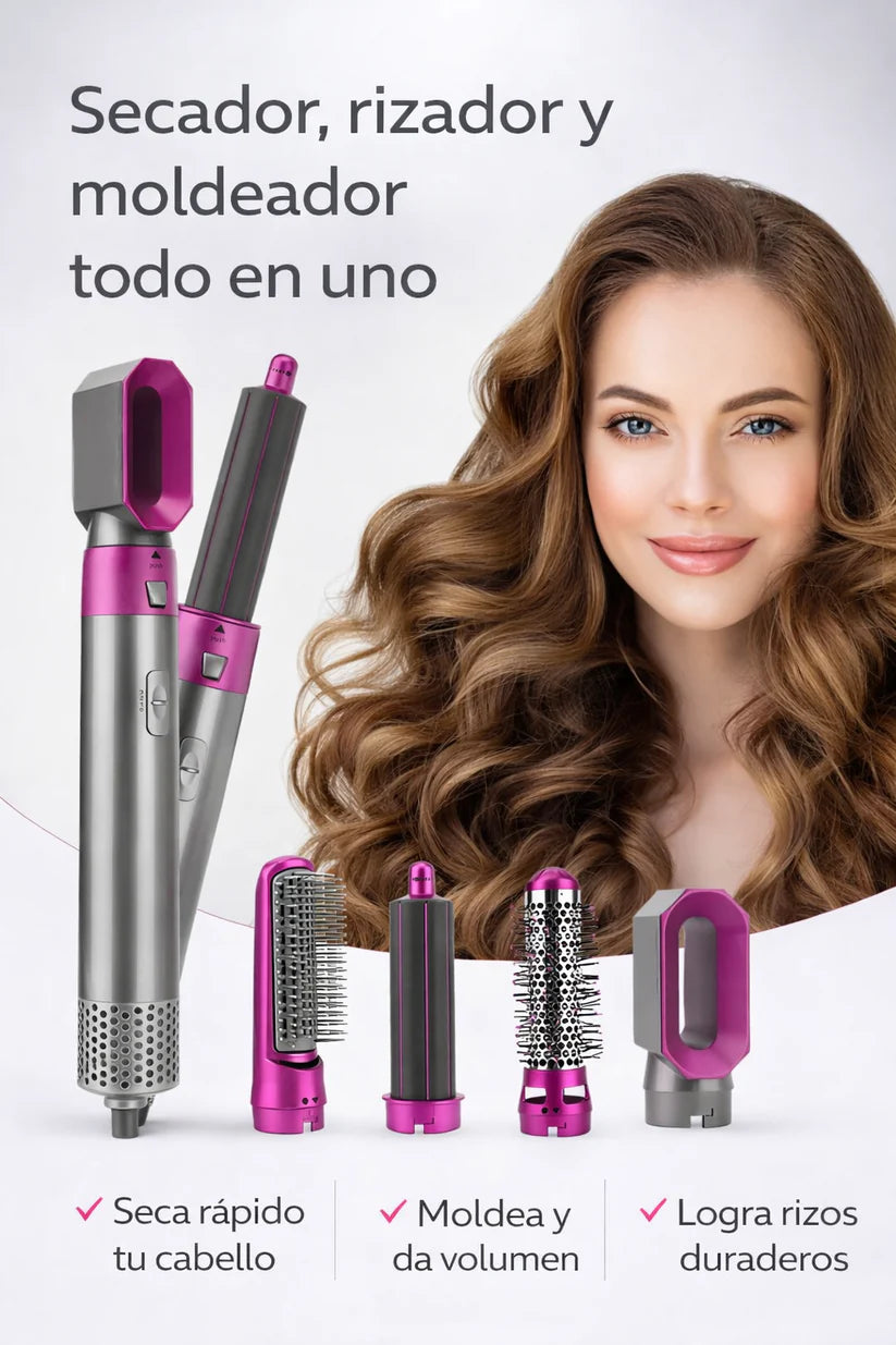 Cepillo Secador 5 en 1 Version Pro