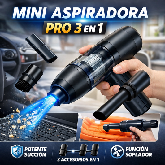 Mini Aspiradora Pro 3-1