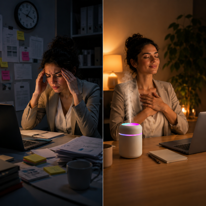 Humidificador RGB Glow con luz de 7 colores – foto 4